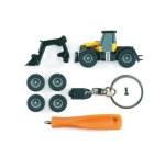 00421 Breloczek - ciągnik rolniczy JCB Fastrac 3220 + akcesoria