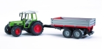 02104 Ciągnik rolniczy Fendt 209 S z przyczepą
