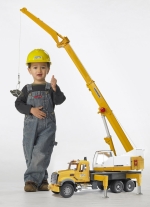 02818 MACK z wielkim dźwigiem Liebherr
