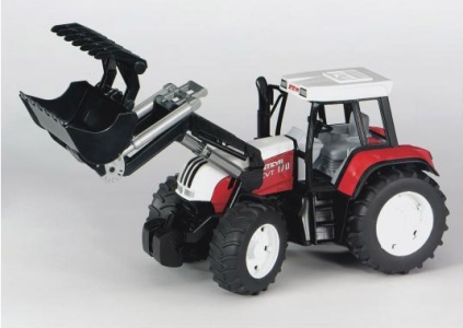 02082 Ciągnik rolniczy Steyr CVT 170 z ładowarką czołową