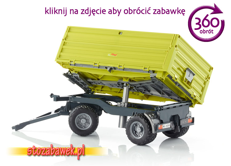 Bruder 02203 Przyczepa skrzyniowa podwyższana Fliegl