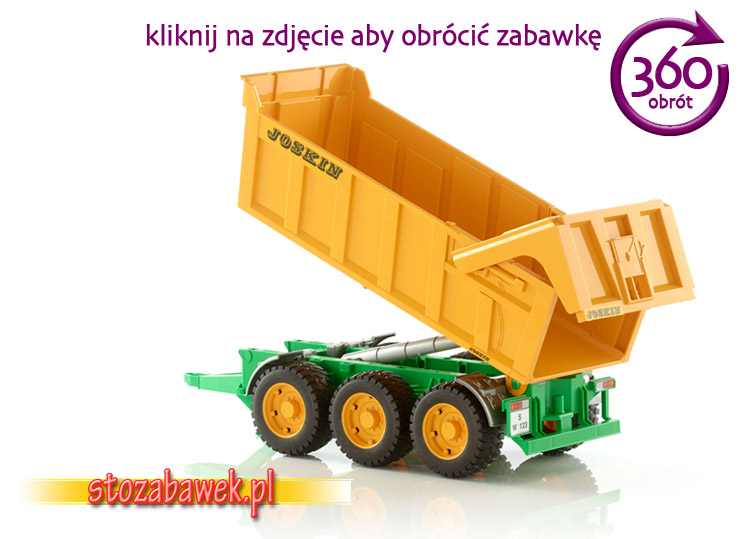Bruder 02212 Przyczepa wywrotka skrzyniowa Joskin