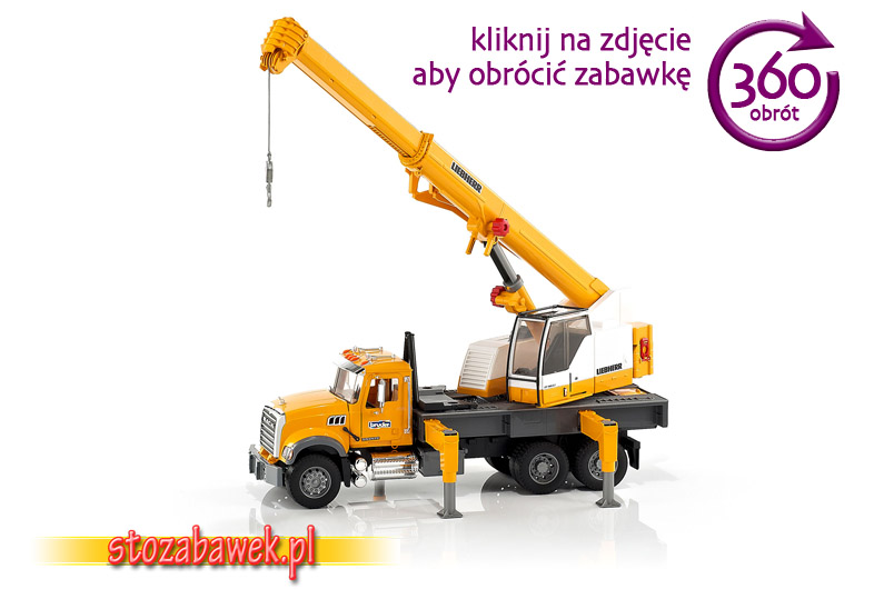 Bruder 02818 Mack dźwig