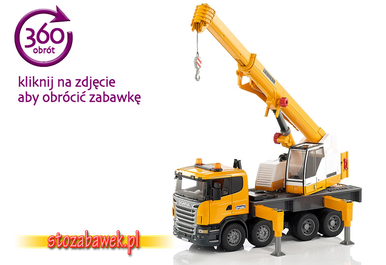 03570 Scania R z dźwigiem Liebherr