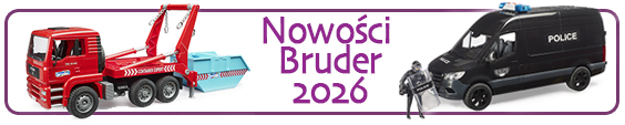 Kliknij na baner i obejrzyj Nowości Bruder 2026